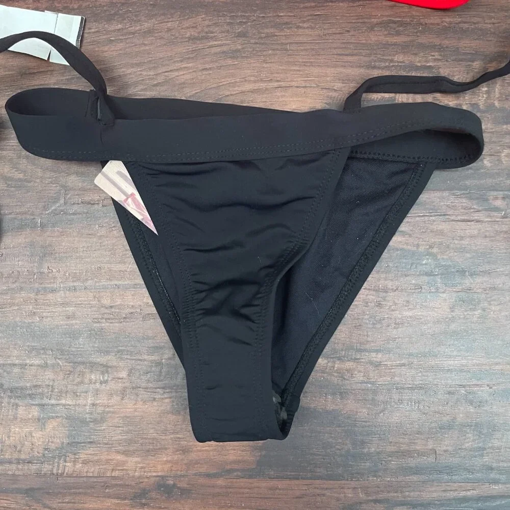 Chromat Bikini Top and Bottom NWT Black/Red Sz S NWT - Picture 10 of 11